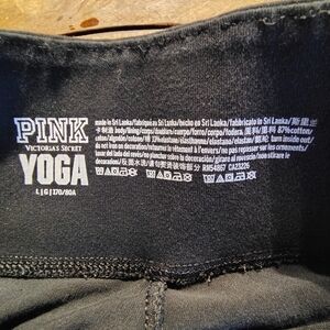 Victoria's Secret PINK Black Yoga Leggings